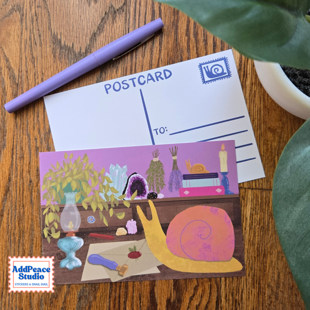 Snail Mail Illustrated Postcards - Set of 12
