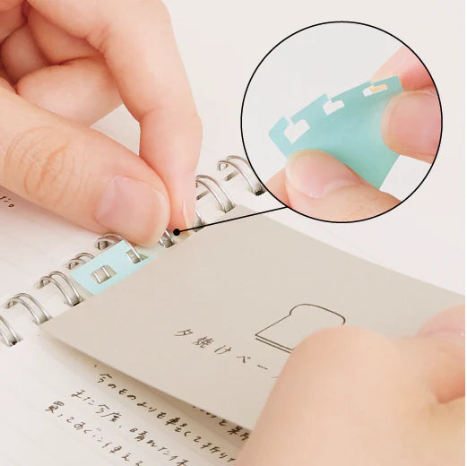 Ring Leaf Spiral Notebook Sticky Notes