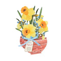 March Daffodil Pop-Up Flower Card