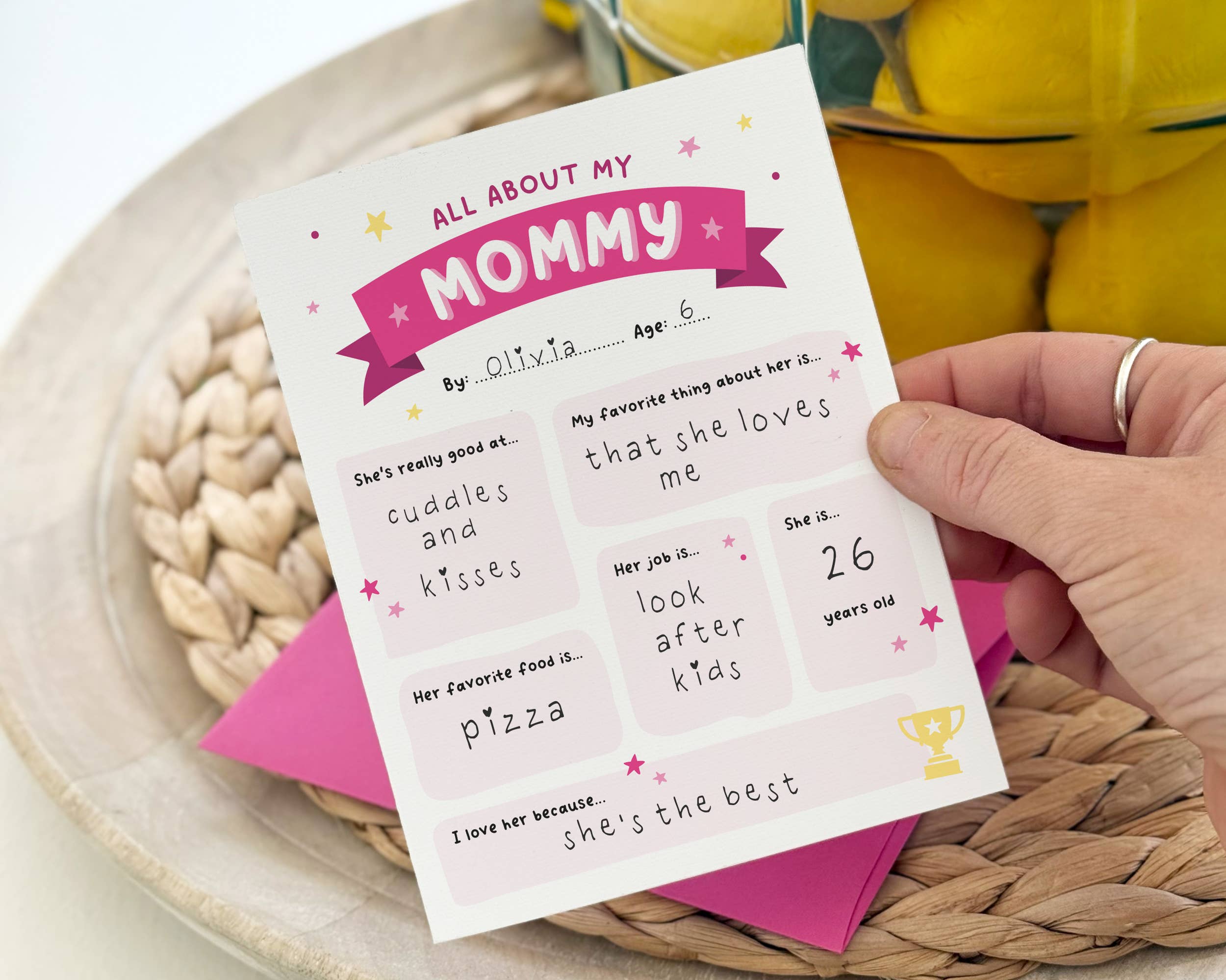 All About My Mommy Card