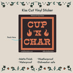Cup N Char Sticker