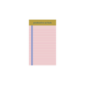 Productive As Fuck Colorblock Notepad