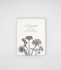 Congrats on Your Engagement Letterpress Card