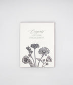 Congrats on Your Engagement Letterpress Card