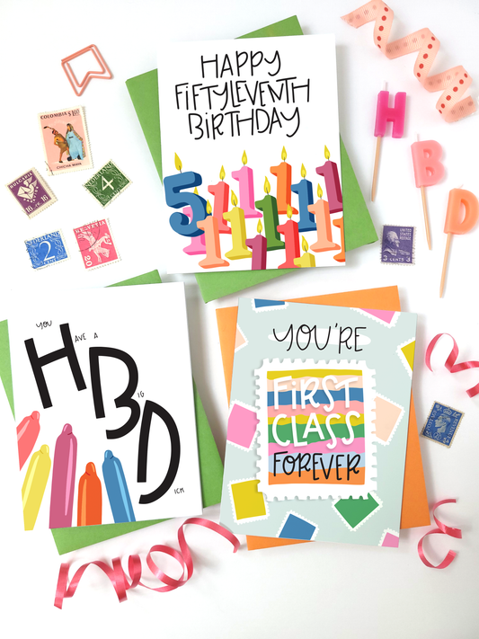 FIFTYLEVEN Birthday Card