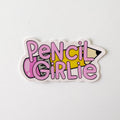 Pencil Girlie Sticker