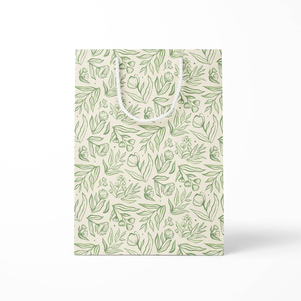 Sage Botanical Gift Bag