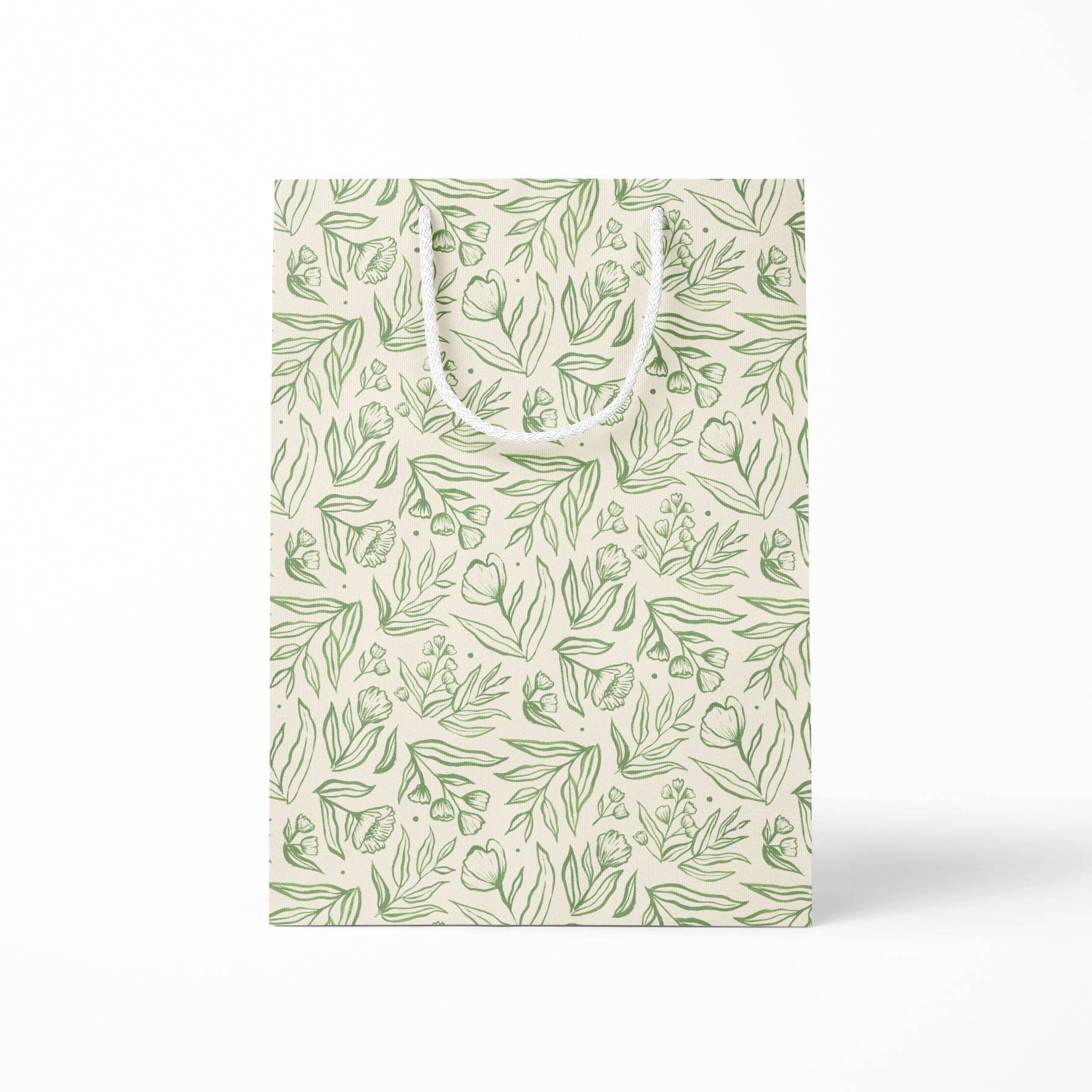 Sage Botanical Gift Bag