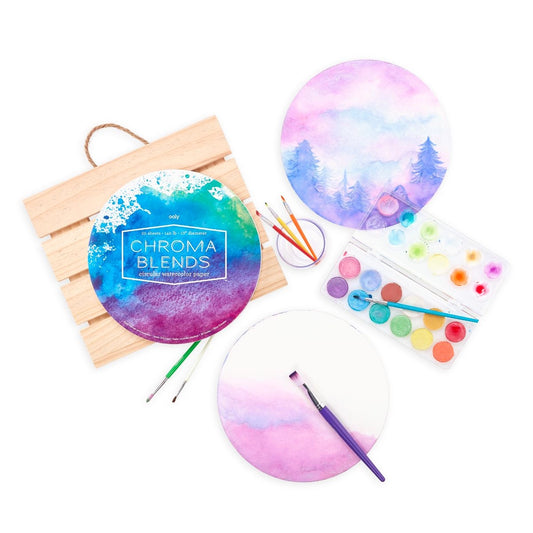 Chroma Blends Circular Watercolor Paper Pad