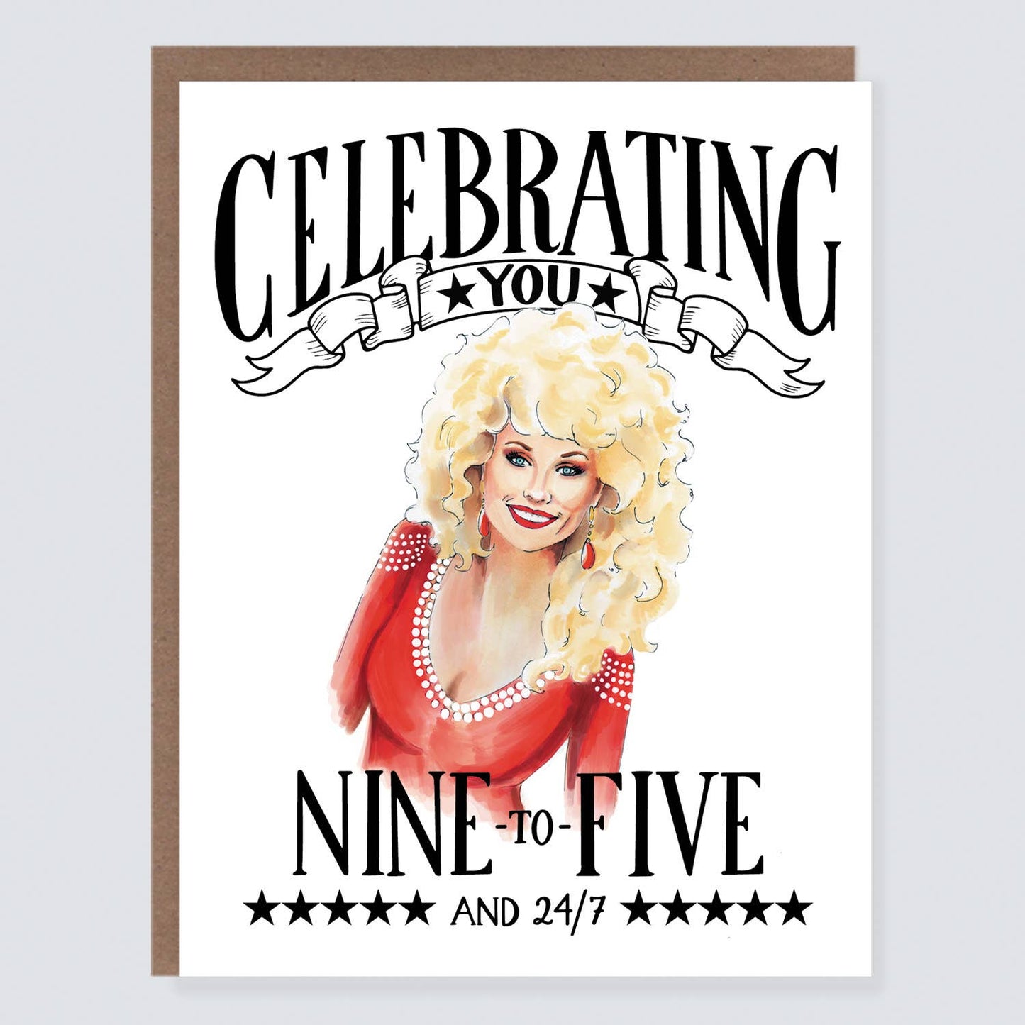 Dolly Celebrating You 9 To 5 Card