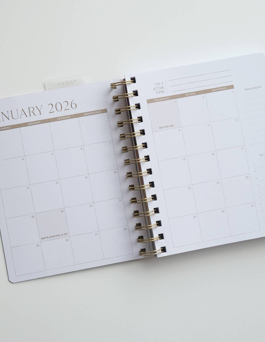 Painted Stripes 2026 Planner