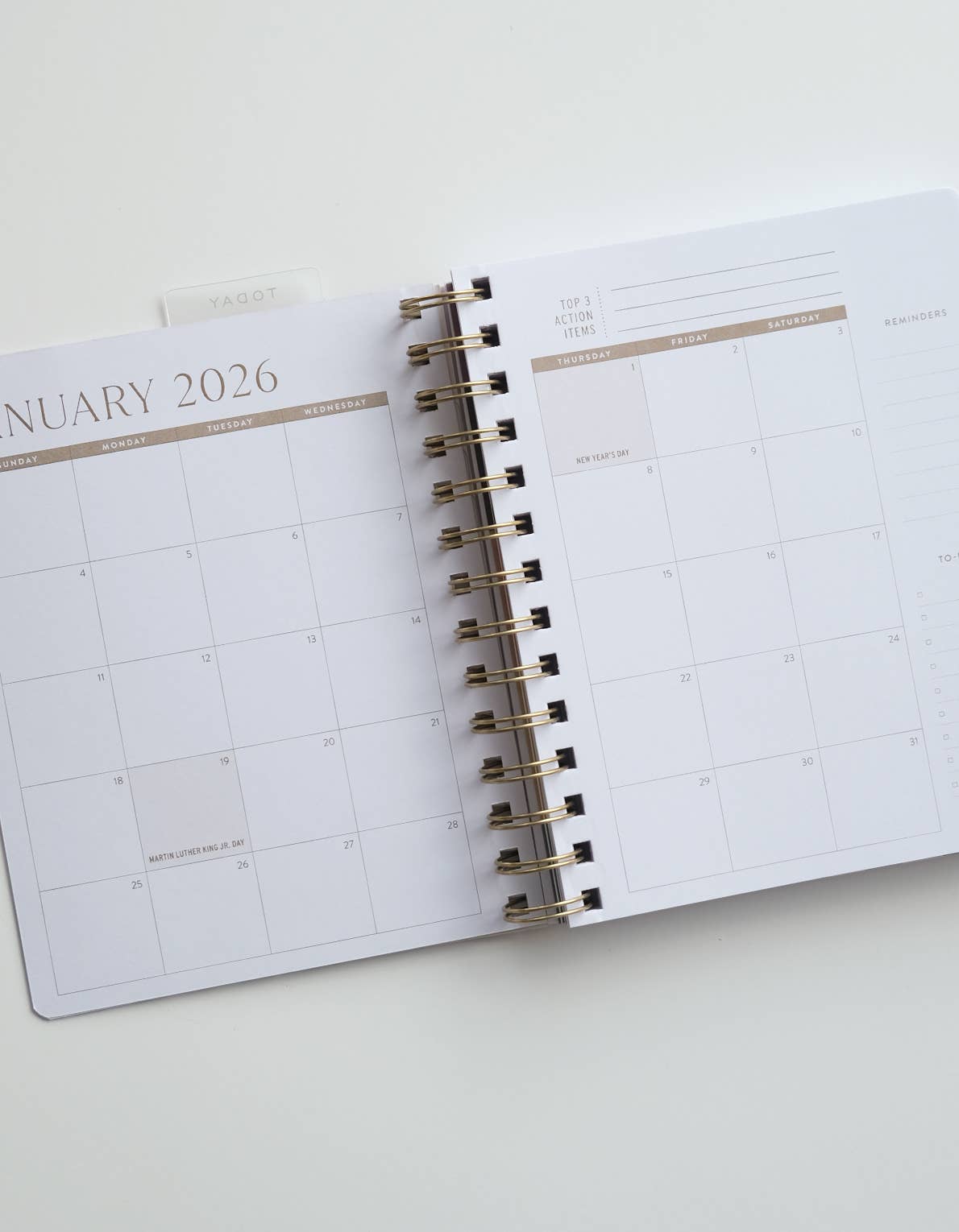 Painted Stripes 2026 Planner