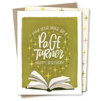 Page Turner Birthday | Book Lover Birthday Greeting Card