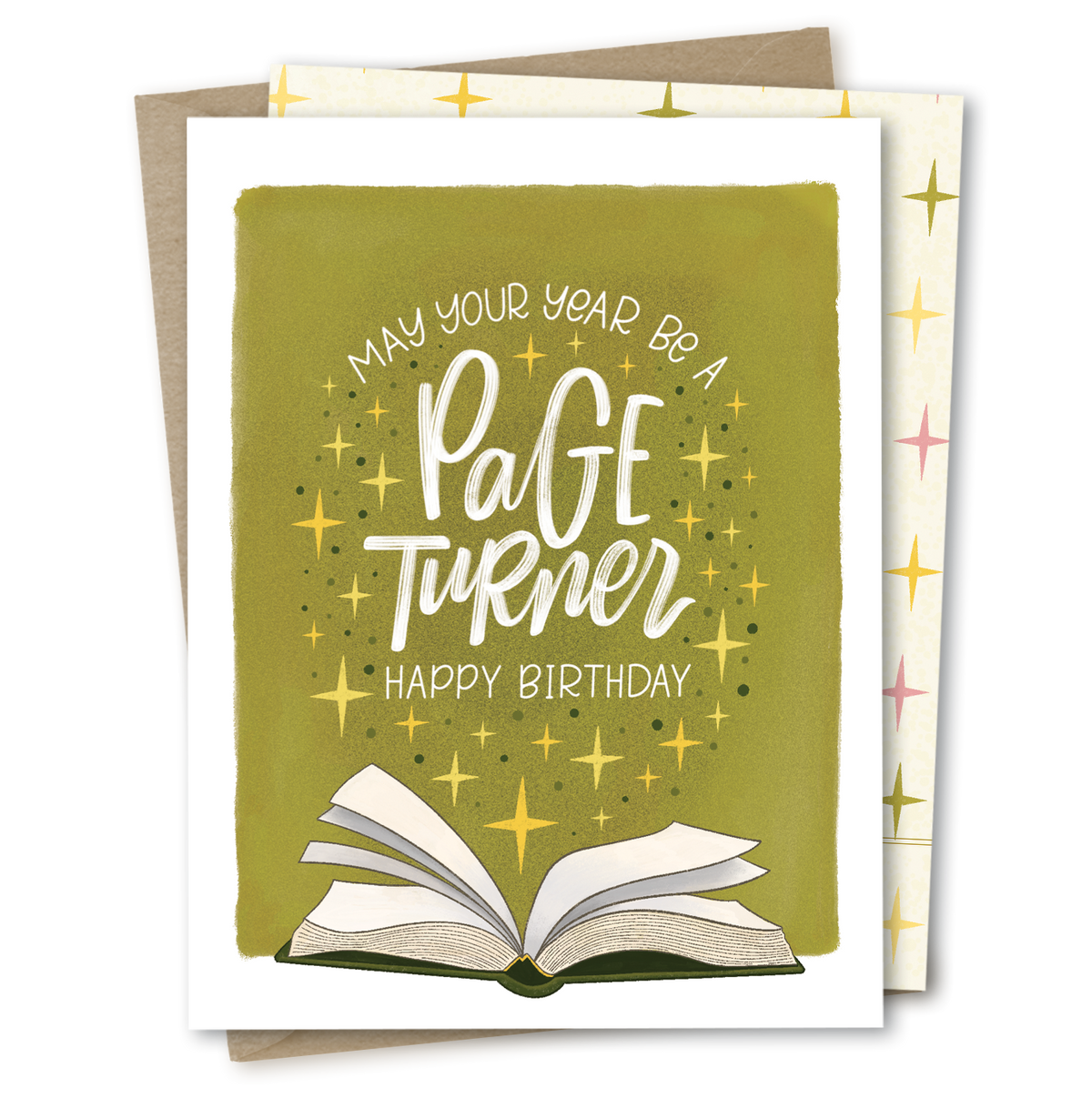 Page Turner Birthday | Book Lover Birthday Greeting Card