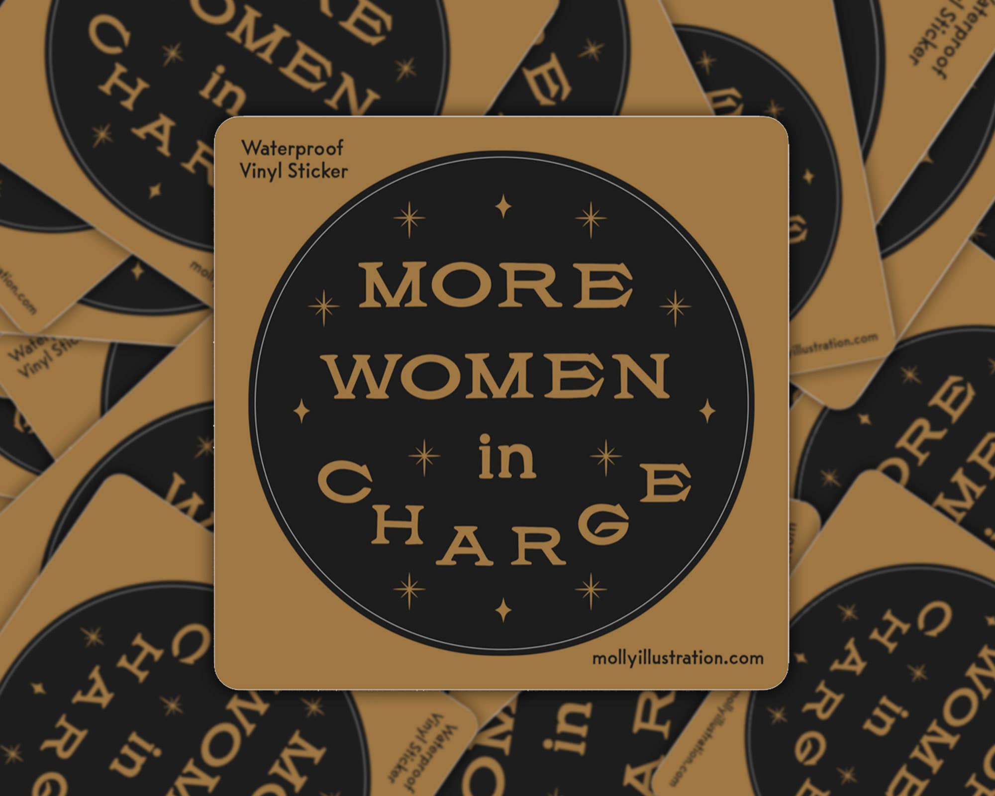 More Women In Charge Sticker
