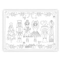 The Nutcracker Coloring Christmas Placemats