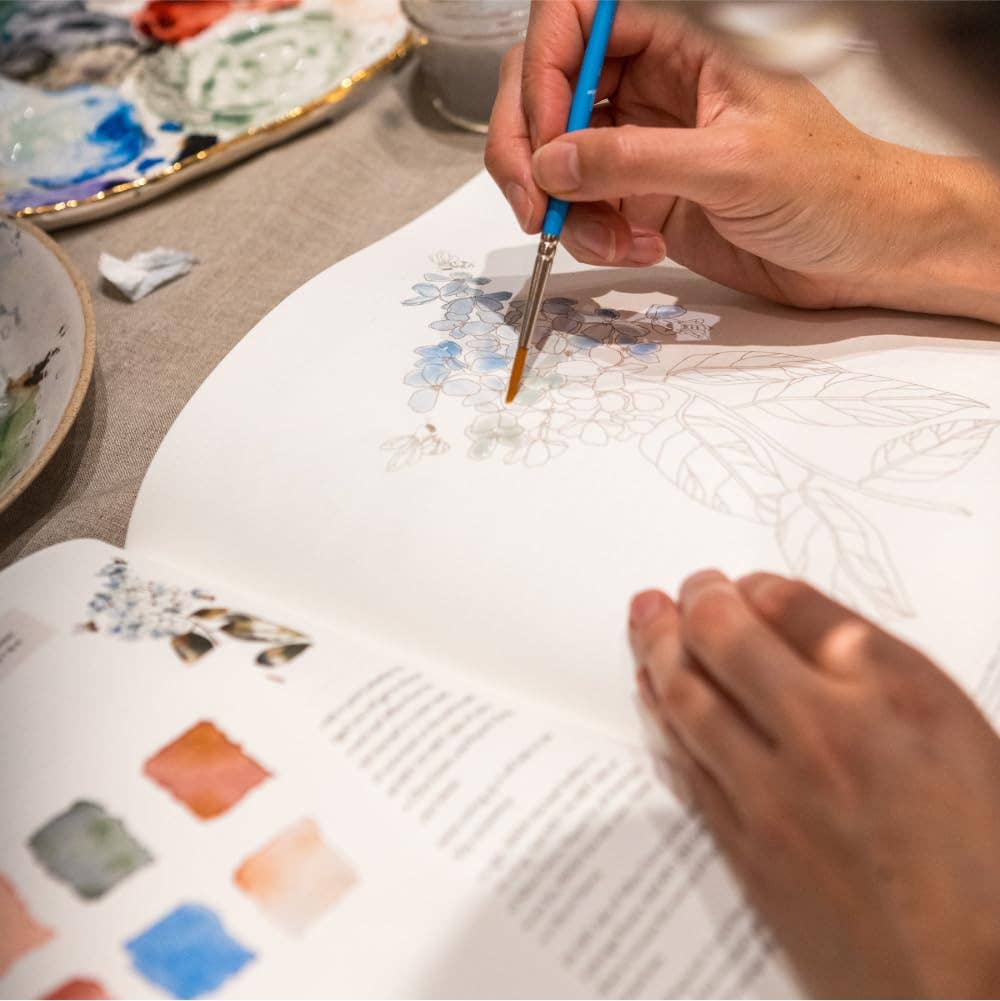 Watercolor Workbook: 30-Minute Beginner Projects (Spring)