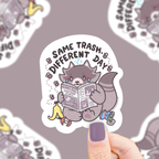 Same Trash Different Day Vinyl Sticker