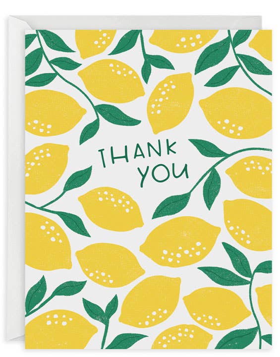 Lemons Thank You Card