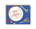 Sew Ready to Party Happy Birthday Card