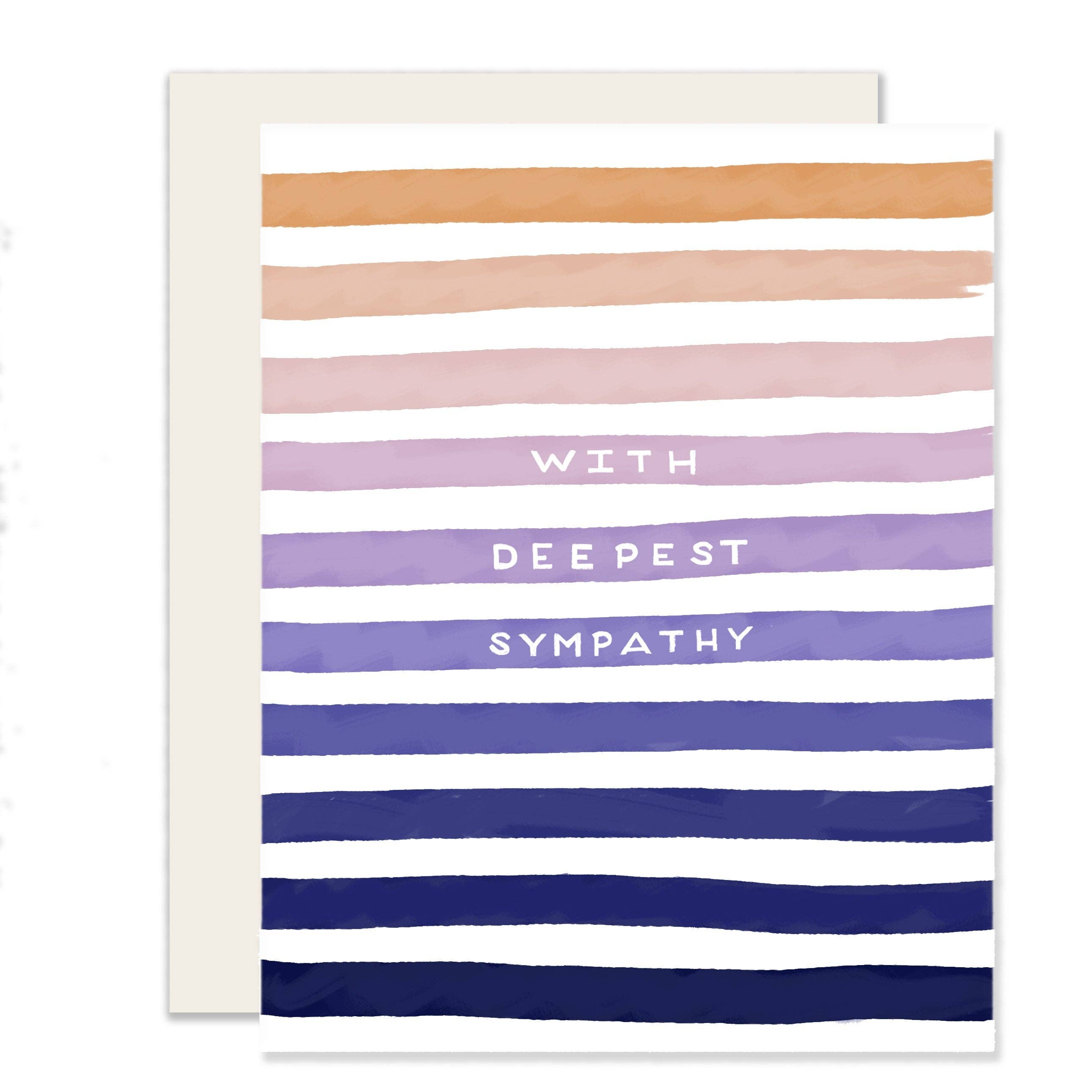Sympathy Stripes Card
