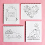 Fall Coloring Book | Halloween and Ghosts