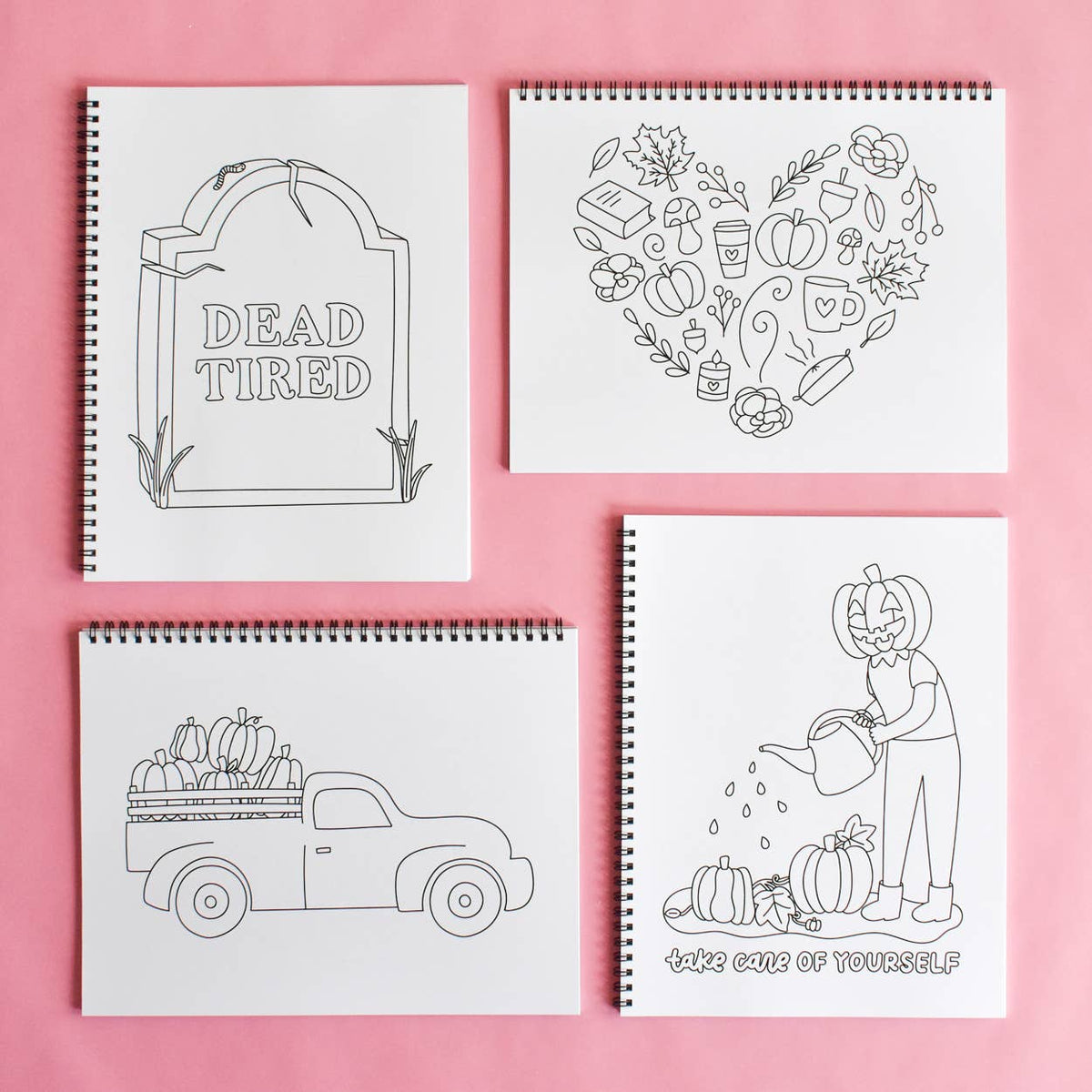 Fall Coloring Book | Halloween and Ghosts
