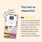 Original Colorsheets - 16 Watercolors | Handmade | Portable