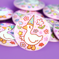 Wizard Goose Button