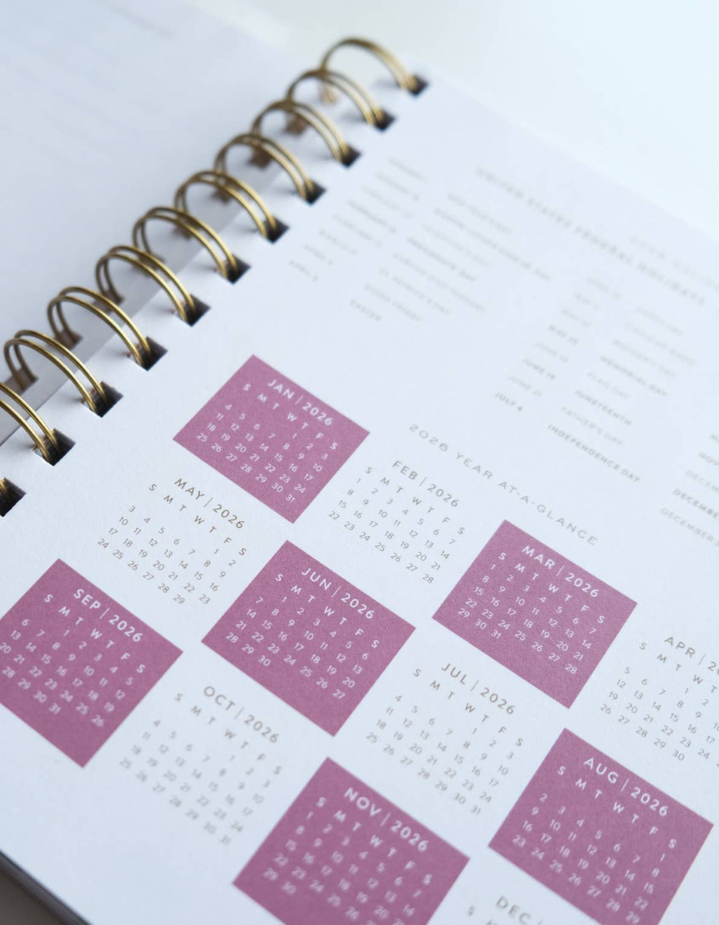 Painted Stripes 2026 Planner