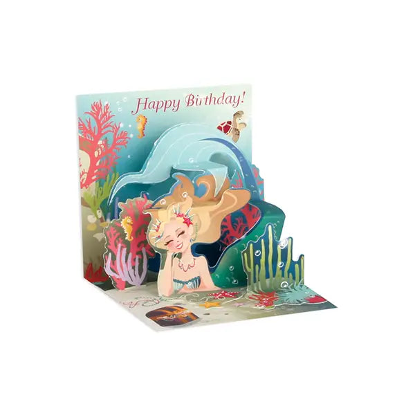 Mermaid Mini Pop-Up Card