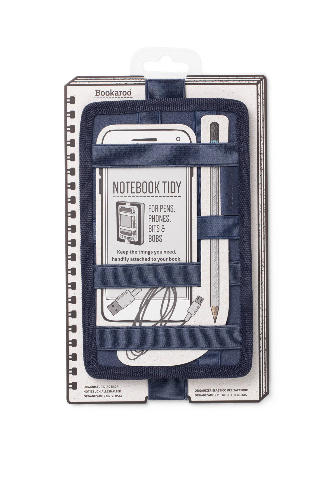 Bookaroo Notebook Tidy- Navy