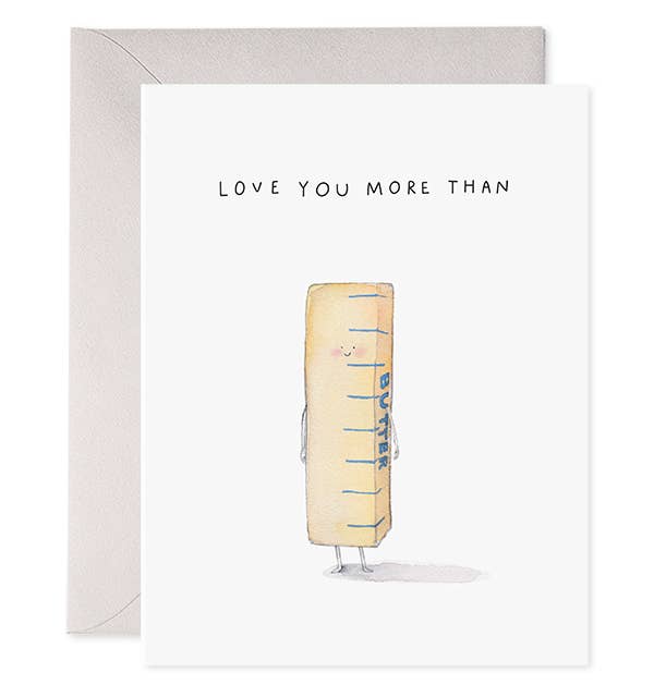 More Than Butter Greeting Card