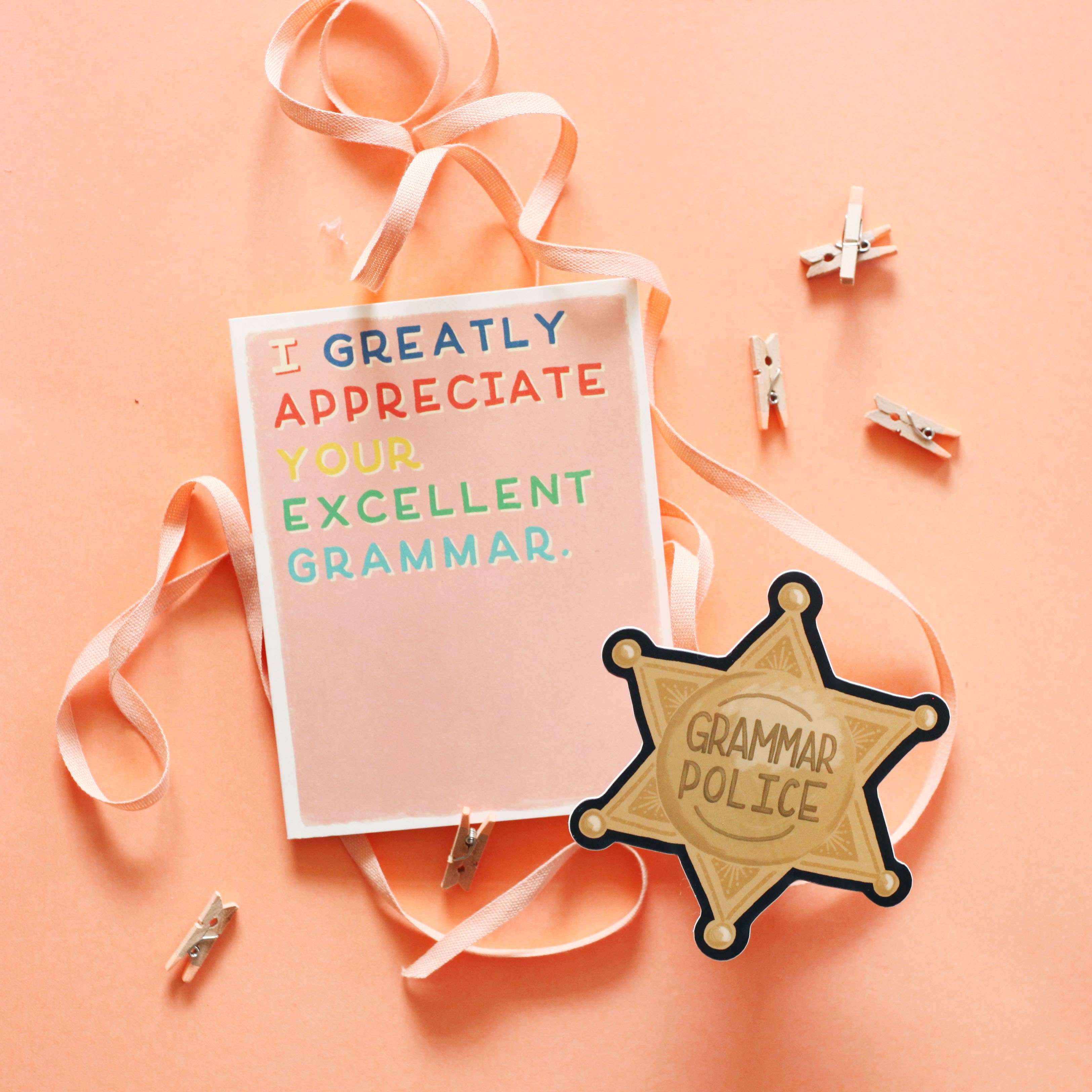 Grammar Police Sticker