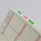 Planner Index Sticker Tabs - Months