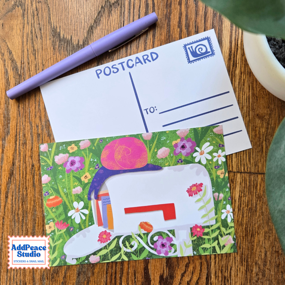 Snail Mail Illustrated Postcards - Set of 12