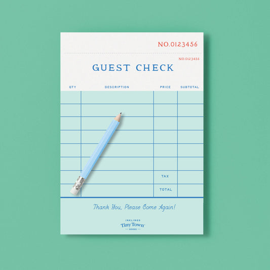 Play Notepad - Guest Check