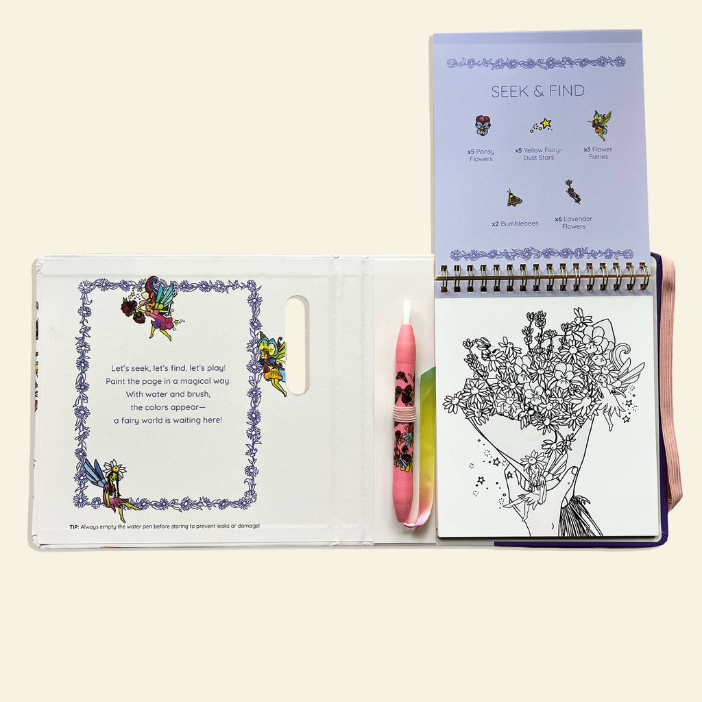 Watercolor with Me: Flower Fairies: A Water Reveal Book
