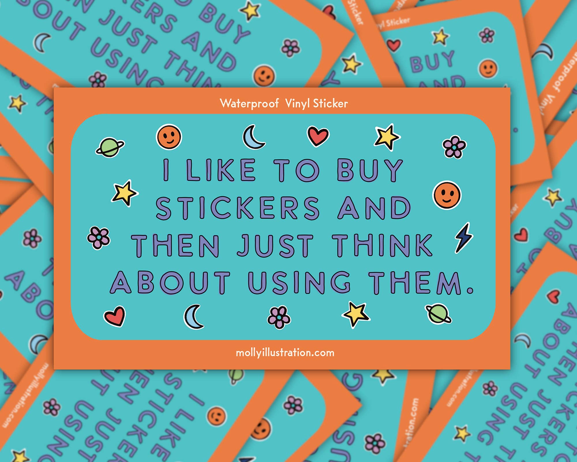 I Like to Buy Stickers Sticker