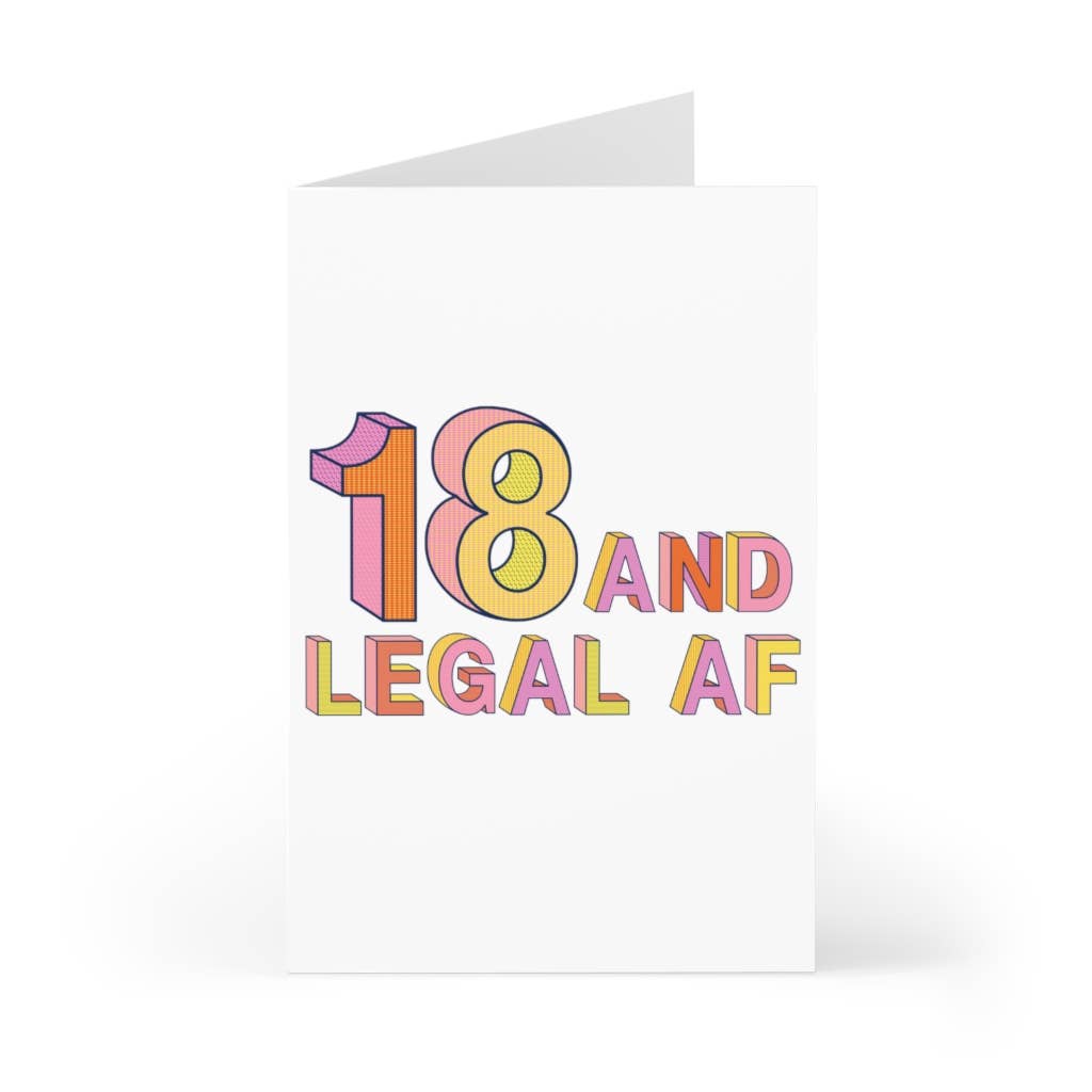 18 & Legal Birthday Card