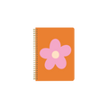 Daisy Red Mini Spiral Notebook