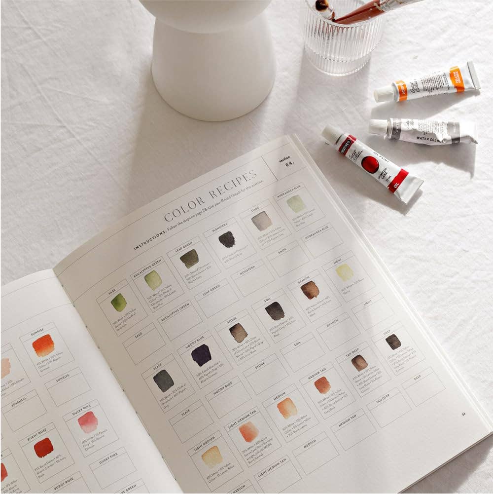 Watercolor Workbook: 30-Minute Beginner Projects (Spring)