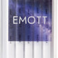 uni® EMOTT Fine Line Marker Set- Midnight