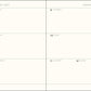 Leuchtturm1917 A7 Mini Weekly Planner 2026 - Black