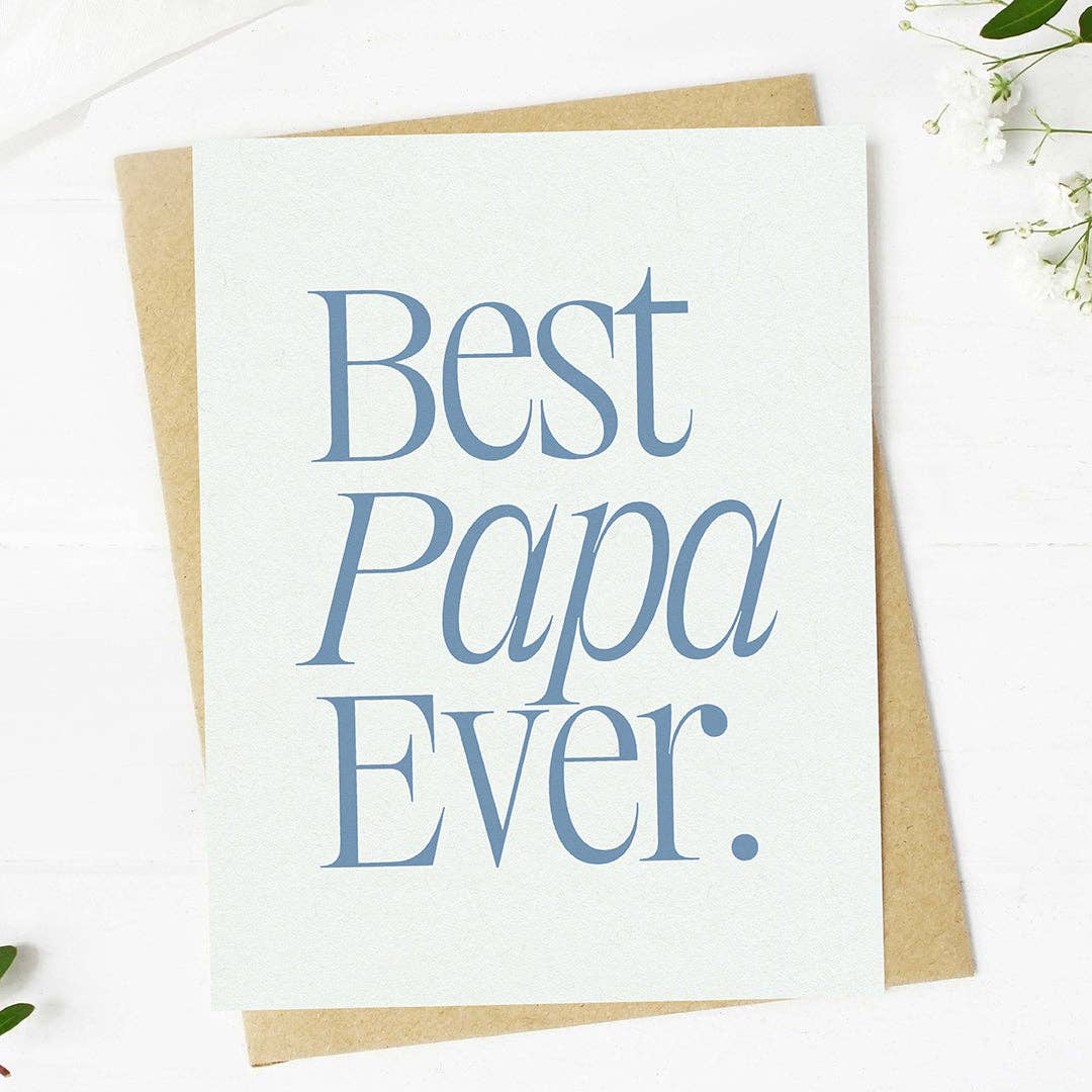 Best Papa Ever Father's Day Card