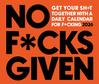 No F*cks Given 2026 Daily Desktop Calendar
