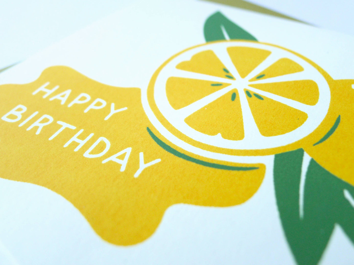 Lemon Birthday Card