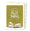 Page Turner Birthday | Book Lover Birthday Greeting Card