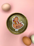 French Hen Chicken Sticker