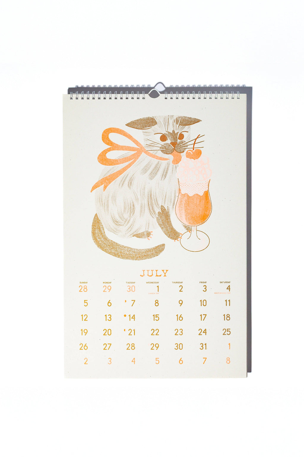 2026 Risograph Wall Calendar - Butterfly Days